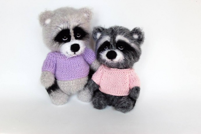 Вязаные енотики