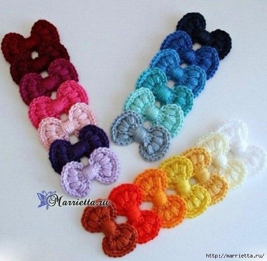 Вяжем с детьми бантики
