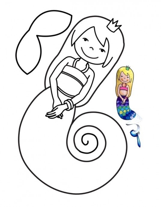 Русалочки с объёмными хвостами Русалочки с объёмными хвостами