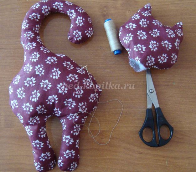 Мягкая игрушка "Кот": часть 1