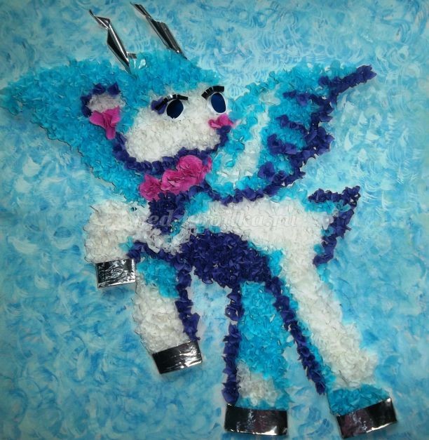 ​Коза в технике торцевания: часть 4