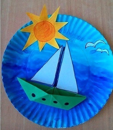 Поделки из бумажных тарелок