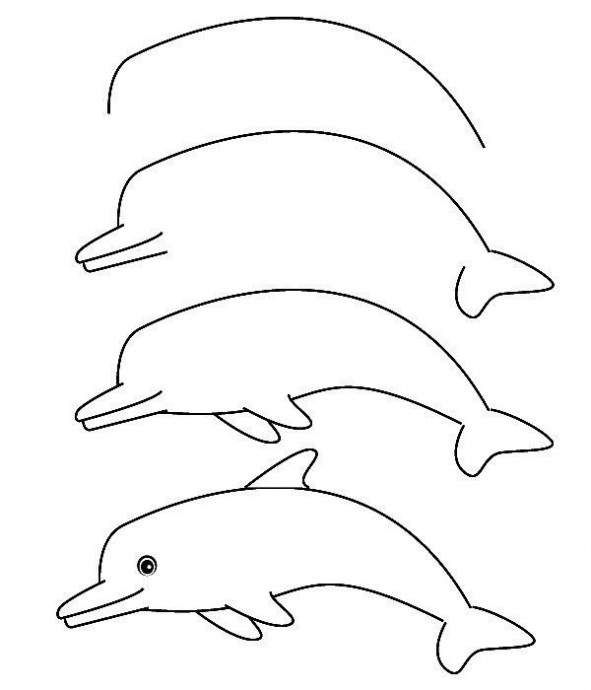​Рисуем с детьми морских обитателей
