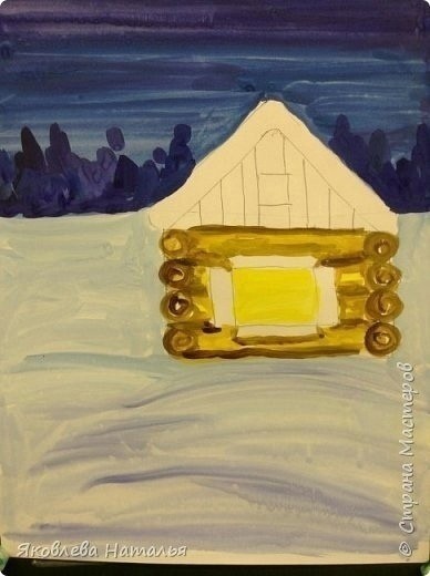 Зимняя деревня