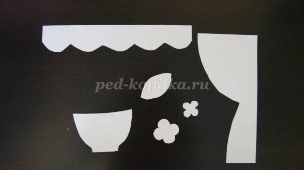 Фиалки из ткани Фиалки из ткани