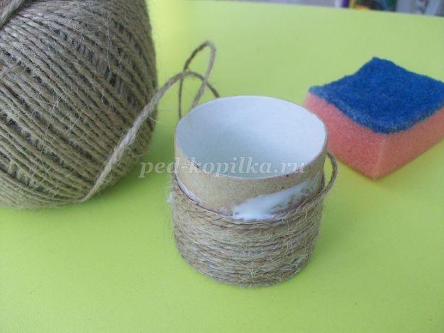 Настольная композиция из природного материала детскими руками: мастер-класс, часть 2