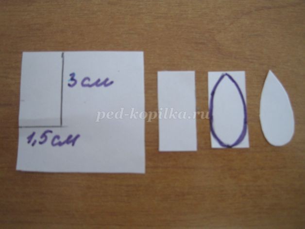 Весенняя аппликация из бумаги, фетра и карандашной стружки: часть 2