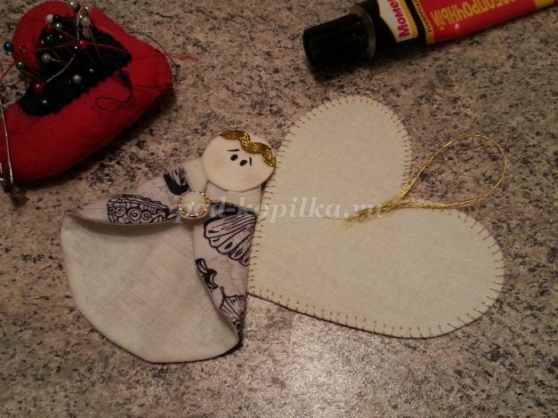 Изготавливаем с детьми ангела: часть 2