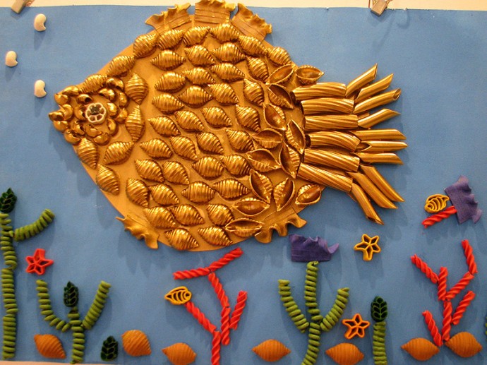 ​Поделки из макарон