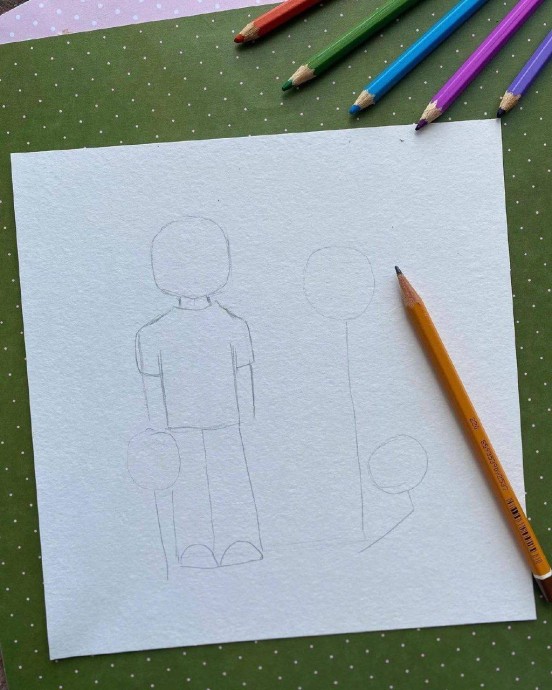 Рисуем картину "Моя семья" Рисуем картину "Моя семья"