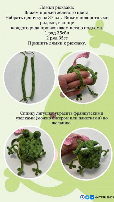 Рюкзак Лягушка