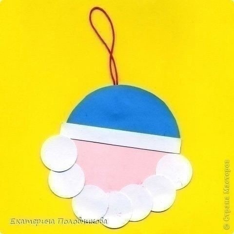 Круглые подвески на елочку