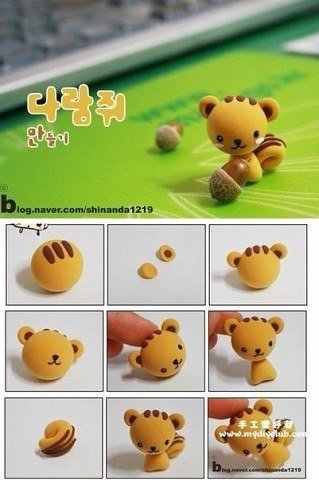 Лепим из пластилина