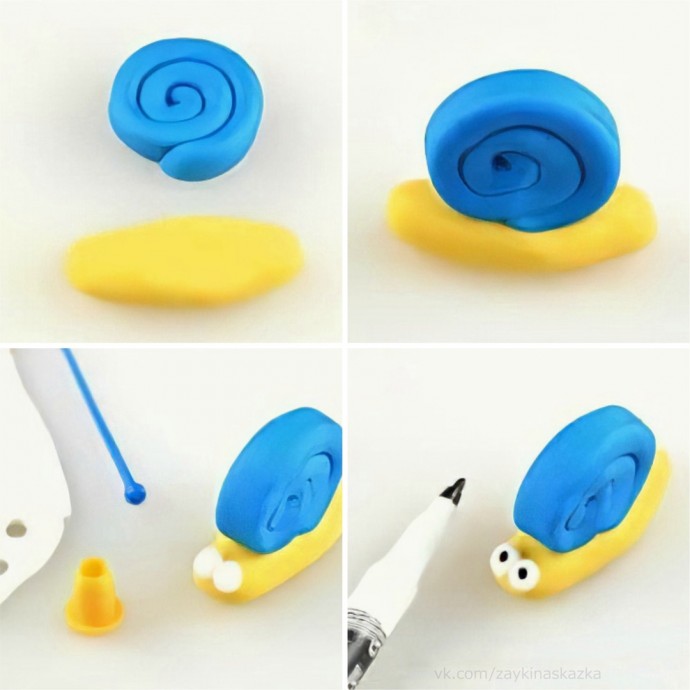 ​Букашки из пластилина