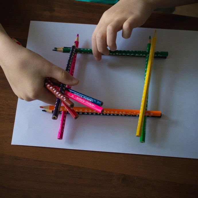 Дидактические игры с цветными карандашами