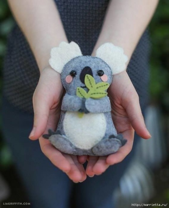 Коала из фетра Коала из фетра