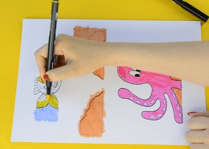 Объемная поделка "Осьминог в телевизоре" Объемная поделка "Осьминог в телевизоре"