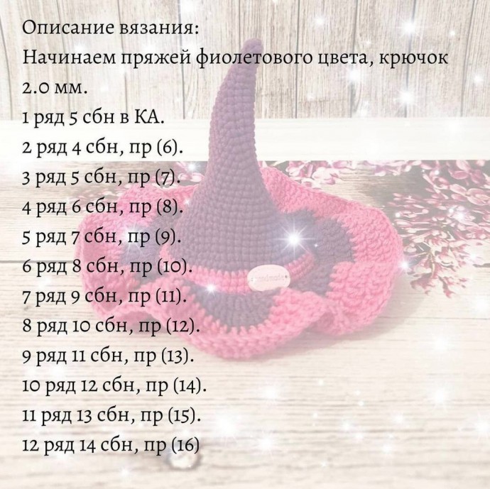 Шляпка ведьмочки