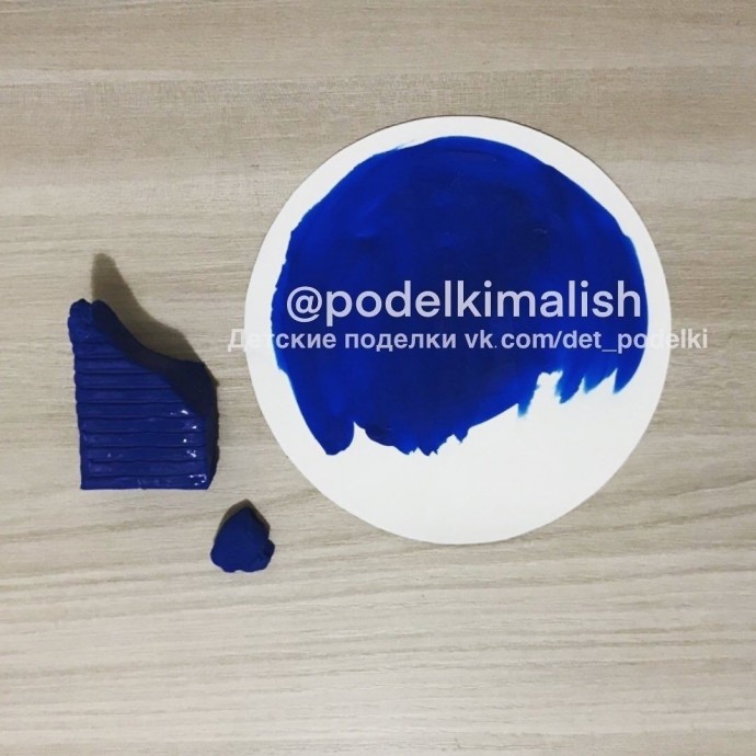 Шуточная пластилиновая аппликация