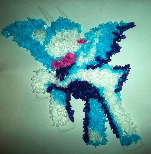 ​Коза в технике торцевания: часть 3