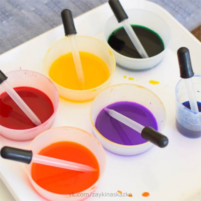 ​Радуга из капелек