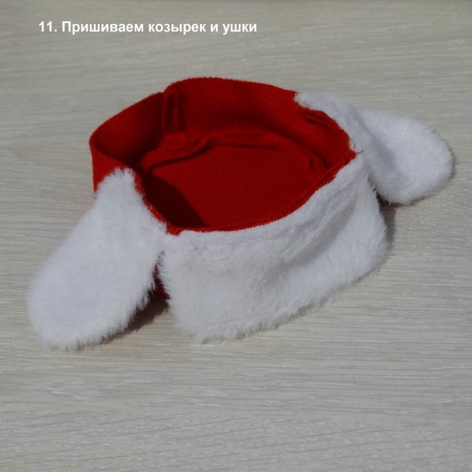 ​Шапка-ушанка для куклы: мастер-класс