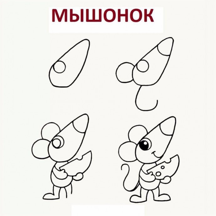 ​Учим детей рисовать животных