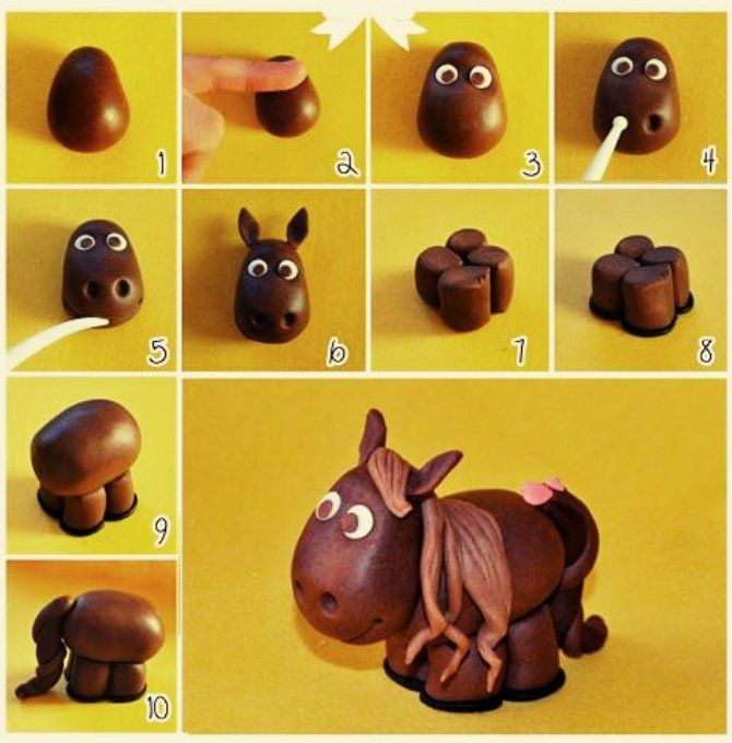 Веселая лепка из пластилина: зверюшки Веселая лепка из пластилина: зверюшки