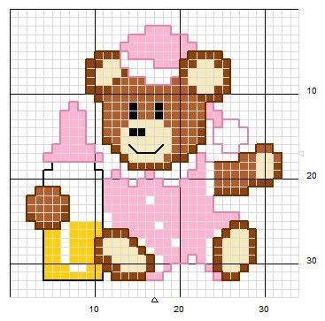 Вышиваем с детьми медвежат Вышиваем с детьми медвежат