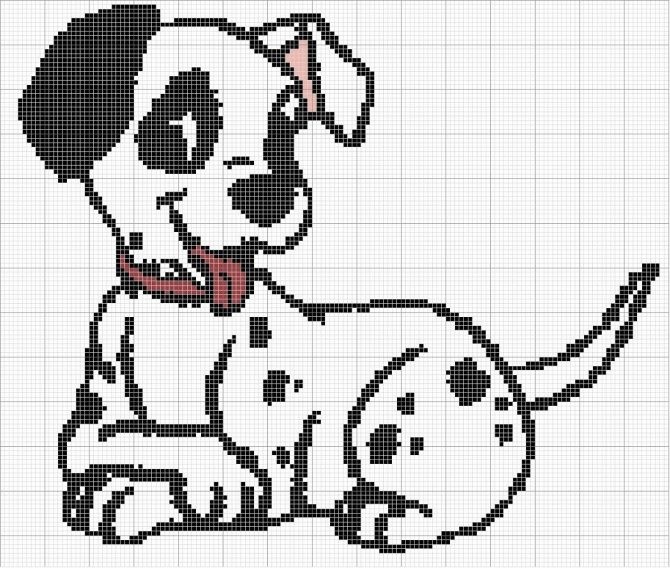 Вышиваем с детьми собачек