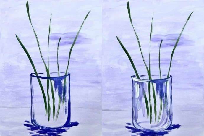 Верба в стакане