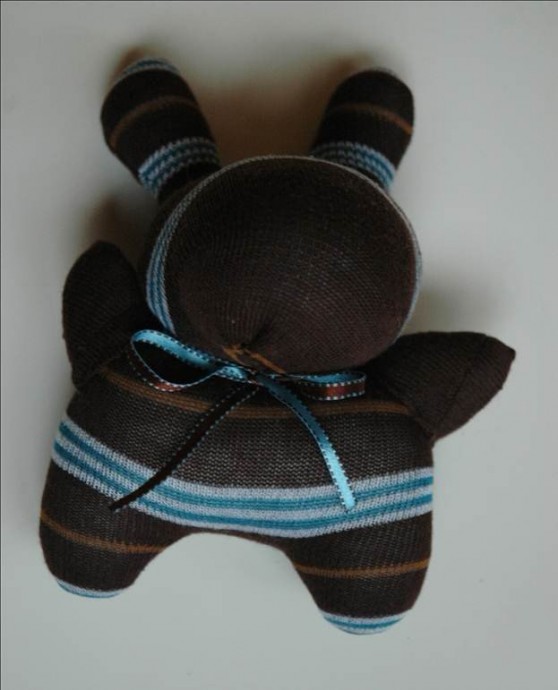 Зайчик из носочка Зайчик из носочка