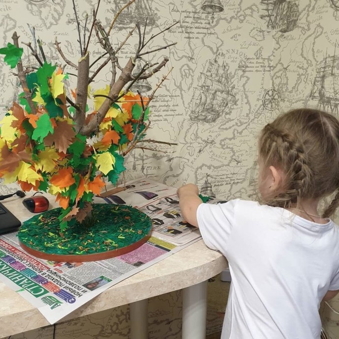 Пышный осенний клён Пышный осенний клён