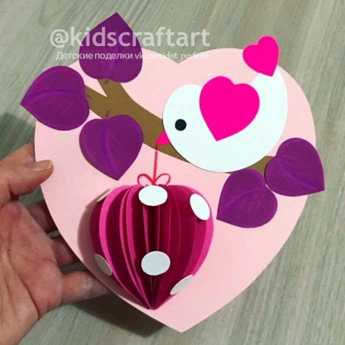 Сердечная птичка