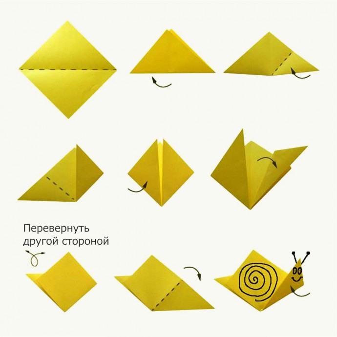 ​Улиточки-оригами