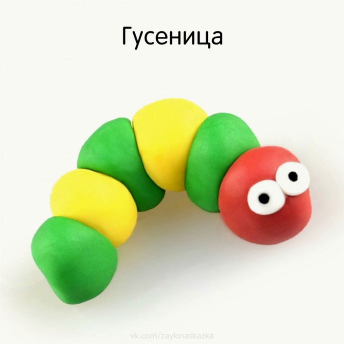 ​Букашки из пластилина
