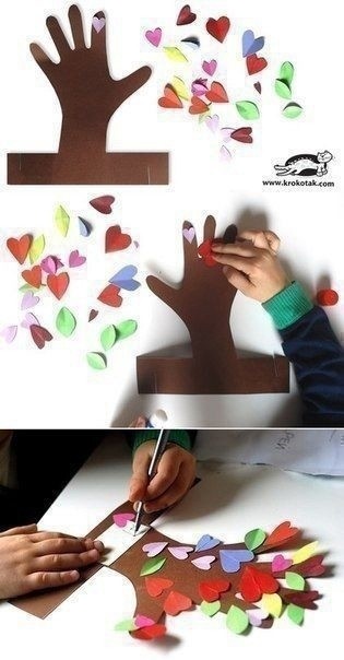 Дерево-ладошка