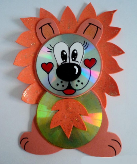 Поделки из CD-дисков Поделки из CD-дисков