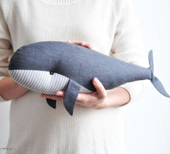 ​Шьем с детьми игрушки: кит