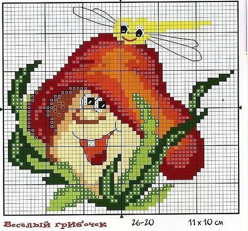 Детские схемы для вышивки