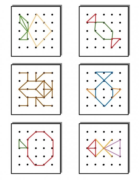 ​Геоборд: схемы для творчества с детьми