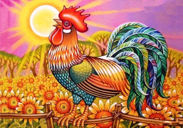 Пластилиновая поделка "Петушок": часть 1