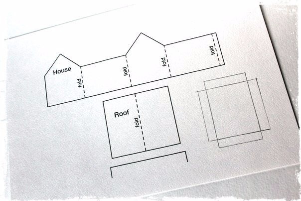 ​Зимний домик: мастер-класс