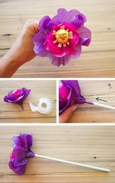 Букет из чупа-чупсов Букет из чупа-чупсов