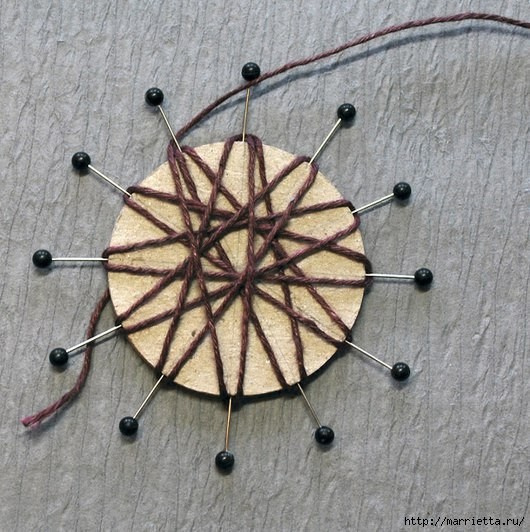 Цветы из шпагата: мастер-класс