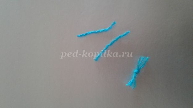 Мышка из картона и ниток Мышка из картона и ниток