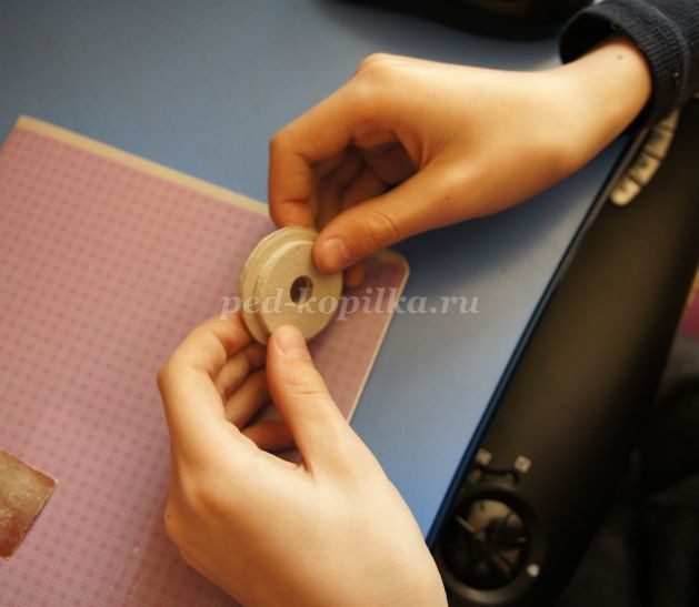 Действующая миниатюра "Весенний пейзаж": мастер-класс, часть 2