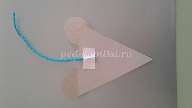 Мышка из картона и ниток Мышка из картона и ниток