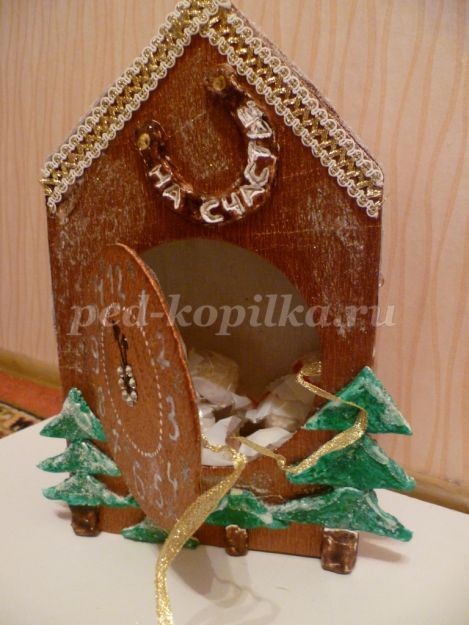 Новогодний сувенир детскими руками: часть 3