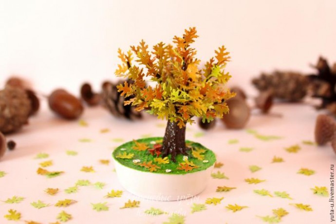 Создаем миниатюру "Осеннее дерево"